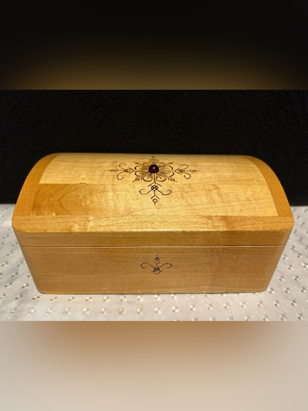 Handmade Jewelry Box Medium Pocket Watch Holder Stunning Workmanship